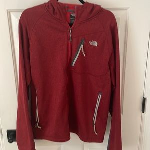 Red Northface Full Zip Jacket